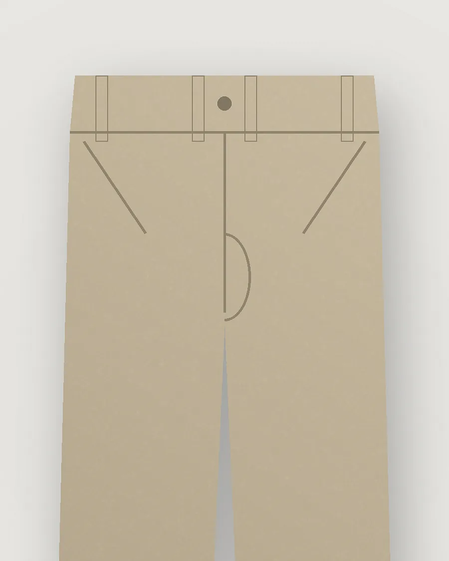 Beige Chino Pants — detail