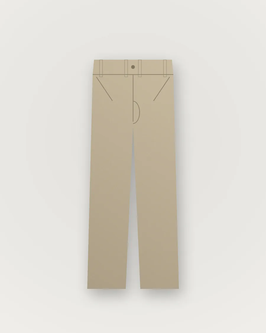 Beige Chino Pants — front
