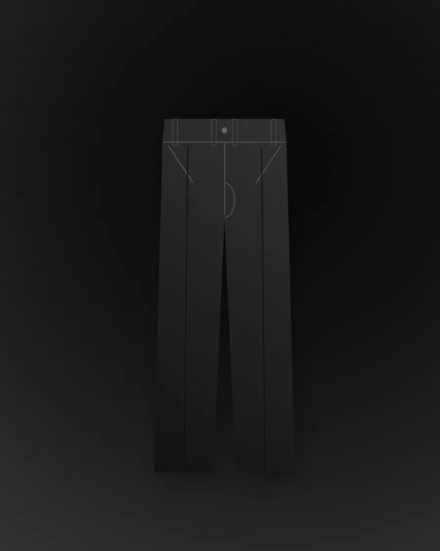 Black Tailored Trousers — lifestyle