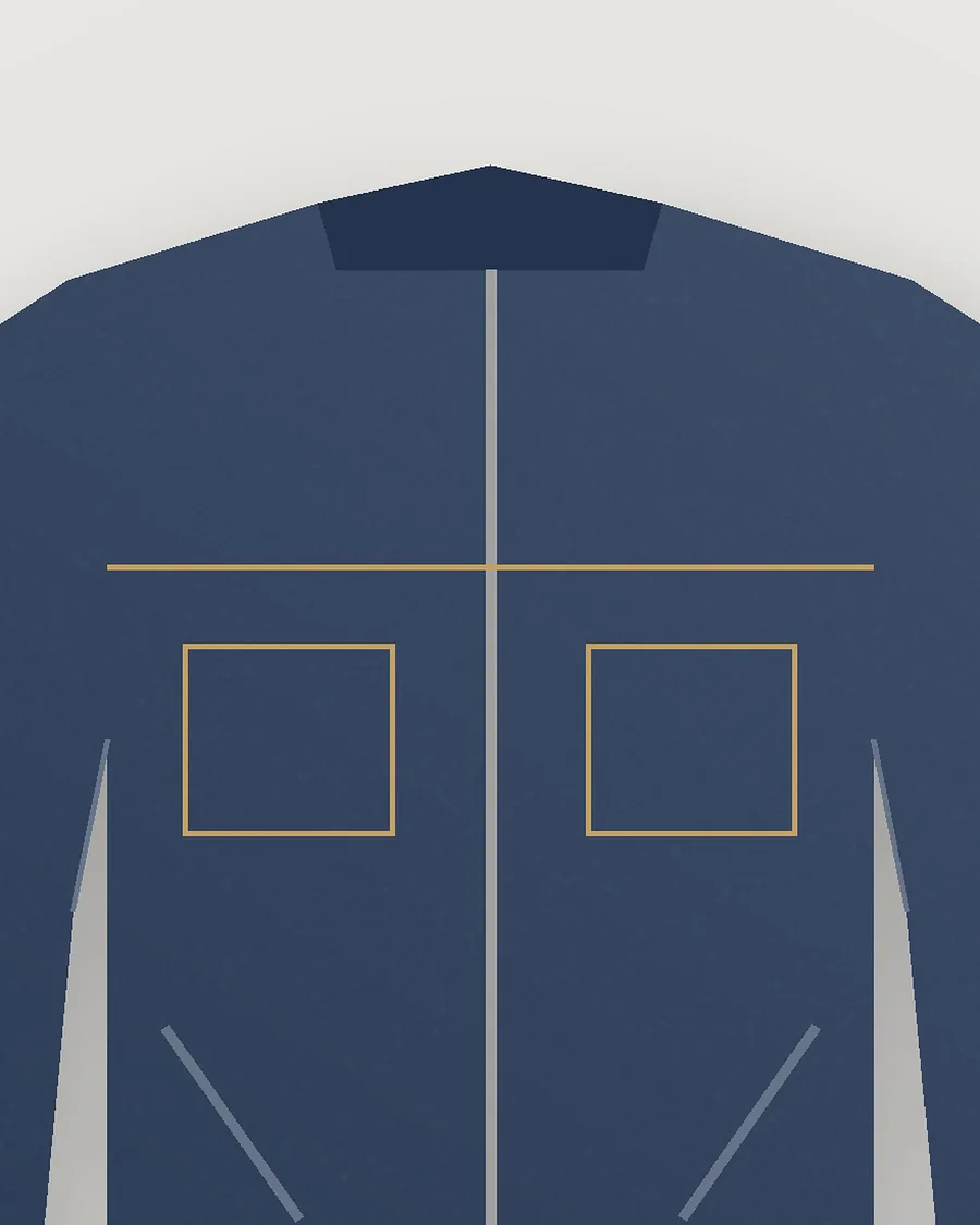 Denim Trucker Jacket — detail
