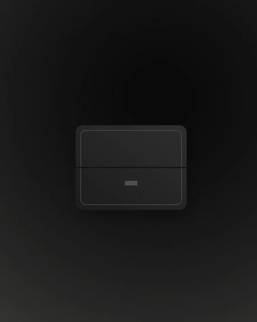 Minimal Black Wallet — lifestyle