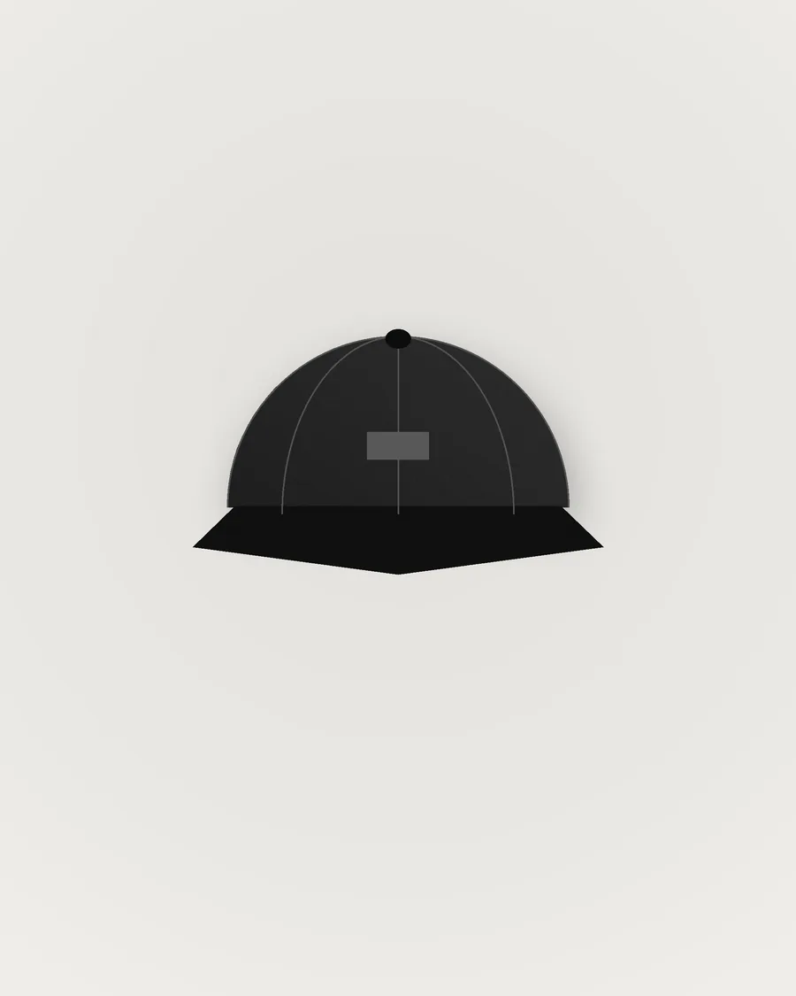 Signature Black Cap — front
